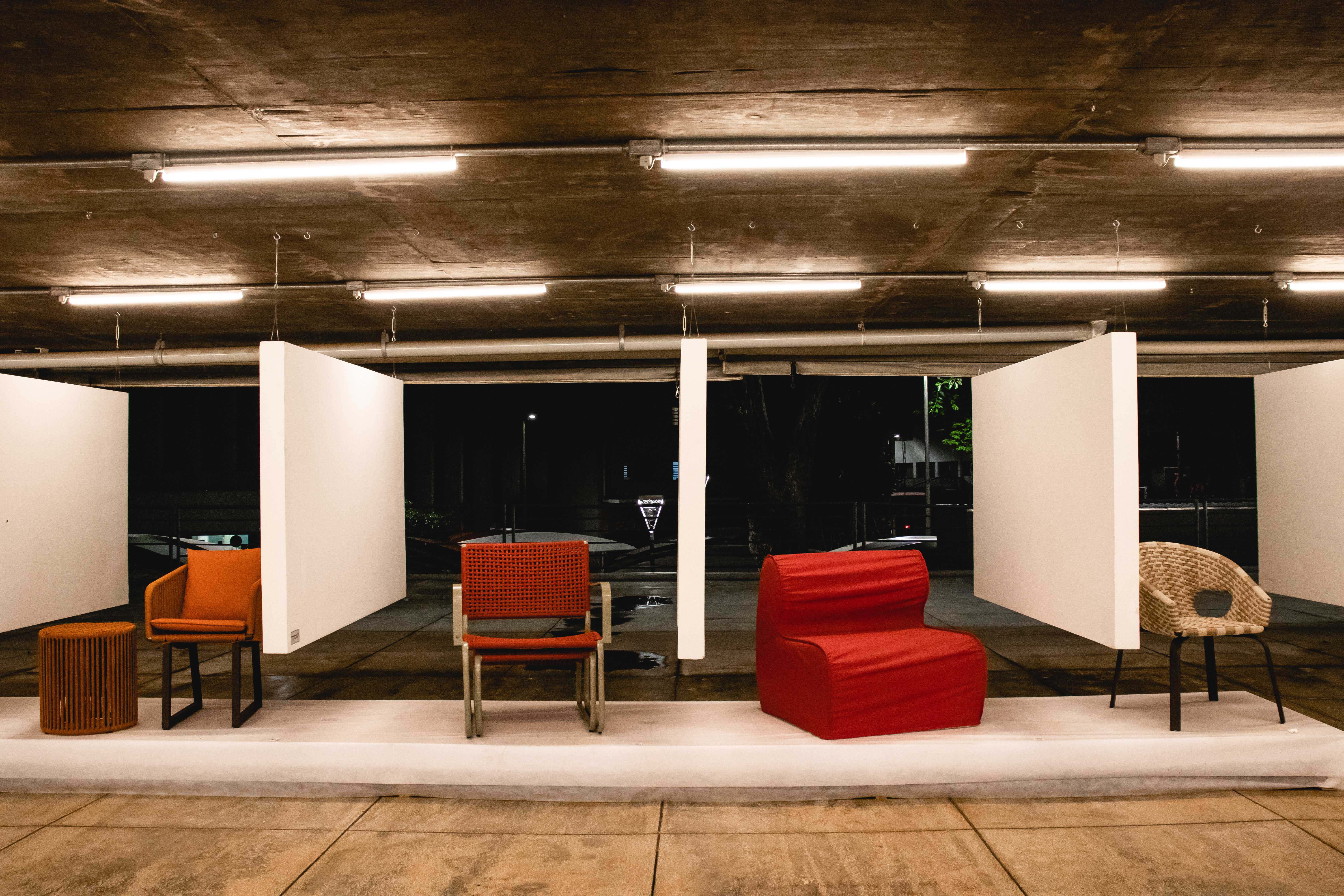 Exposição de mobiliário design